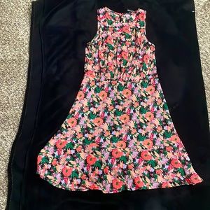 J Crew Mercantile Sleeveless Floral Print Dress